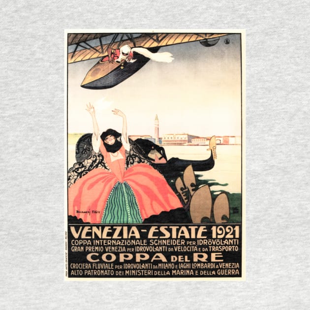 ITALY VENEZIA ESTATE Copa Del Re 1921 Advertisement Vintage Travel by vintageposters